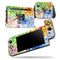 Abstract Colorful WaterColor Vivid Tree V3 - Skin Wrap Decal for Nintendo Switch Lite Console & Dock - 3DS XL - 2DS - Pro - DSi - Wii - Joy-Con Gaming Controller