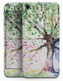 Abstract Colorful WaterColor Vivid Tree - Skin-kit for the iPhone 8 or 8 Plus