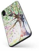 Abstract Colorful WaterColor Vivid Tree - iPhone X Skin-Kit