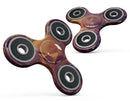 Abstract Copper Geometric Shapes Full-Body Fidget Spinner Skin-Kit