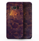 Abstract Copper Geometric Shapes - Samsung Galaxy S8 Full-Body Skin Kit