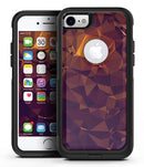 Abstract Copper Geometric Shapes - iPhone 7 or 7 Plus Commuter Case Skin Kit