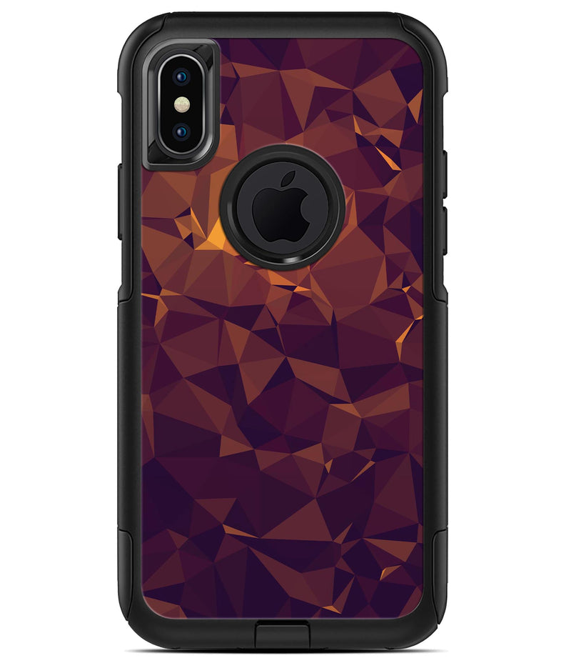 Abstract Copper Geometric Shapes - iPhone X OtterBox Case & Skin Kits