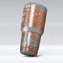 Abstract Cracked Burnt Paint - Skin Decal Vinyl Wrap Kit compatible with the Yeti Rambler Cooler Tumbler Cups