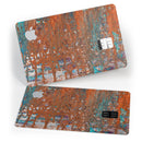 Abstract Cracked Burnt Paint - Premium Protective Decal Skin-Kit for the Apple Credit Card