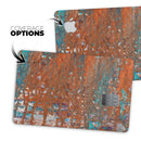 Abstract Cracked Burnt Paint - Premium Protective Decal Skin-Kit for the Apple Credit Card