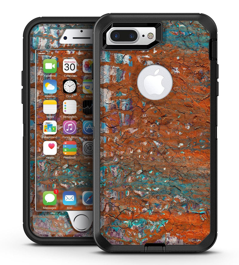 Abstract Cracked Burnt Paint - iPhone 7 Plus/8 Plus OtterBox Case & Skin Kits