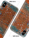 Abstract Cracked Burnt Paint - iPhone X Clipit Case