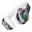 Abstract Cracked Green Paint Wall Full-Body Skin Kit for the Beats by Dre Solo 3 Wireless Headphones