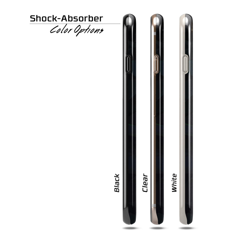 Abstract_Dark_Blue_Geometric_Shapes_-_iPhone_6s_-_Gold_-_Hybrid_Case_-_Shopify_-_Shock_Absorber_Color_Options