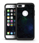 Abstract Dark Blue Geometric Shapes - iPhone 7 or 7 Plus Commuter Case Skin Kit