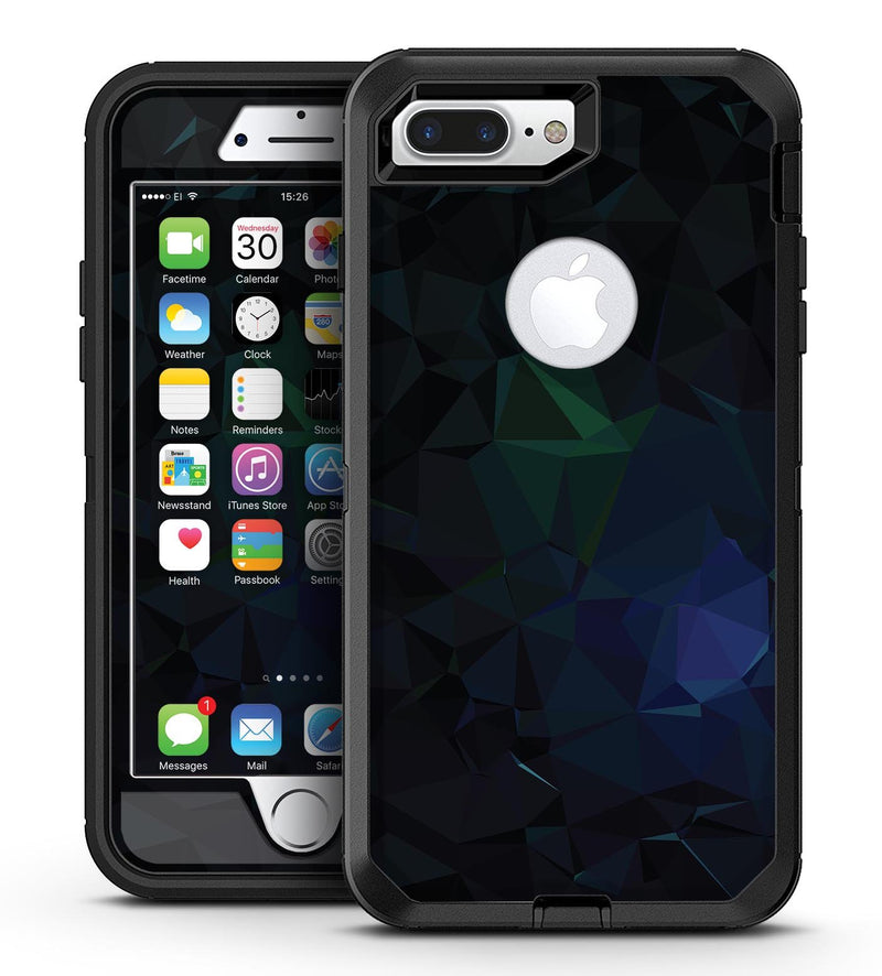 Abstract Dark Blue Geometric Shapes - iPhone 7 Plus/8 Plus OtterBox Case & Skin Kits