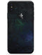 Abstract Dark Blue Geometric Shapes - iPhone X Skin-Kit