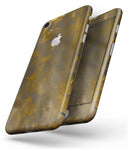 Abstract Dark Gray and Gold Shards - Skin-kit for the iPhone 8 or 8 Plus