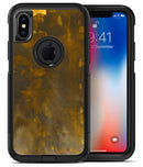 Abstract Dark Gray and Gold Shards - iPhone X OtterBox Case & Skin Kits