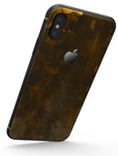 Abstract Dark Gray and Gold Shards - iPhone X Skin-Kit