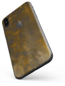 Abstract Dark Gray and Gold Shards - iPhone X Skin-Kit