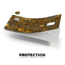 Abstract Dark Gray and Golden Specks - Premium Protective Decal Skin-Kit for the Apple Credit Card