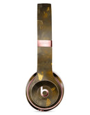 Abstract Dark Gray and Golden Specks Full-Body Skin Kit for the Beats by Dre Solo 3 Wireless Headphones