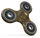 Abstract Dark Gray and Golden Specks Full-Body Fidget Spinner Skin-Kit