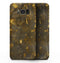 Abstract Dark Gray and Golden Specks - Samsung Galaxy S8 Full-Body Skin Kit