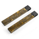 Abstract Dark Gray and Golden Specks - Premium Decal Protective Skin-Wrap Sticker compatible with the Juul Labs vaping device