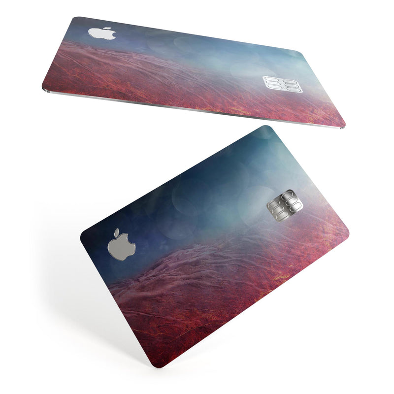 Abstract Fire & Ice V10 - Premium Protective Decal Skin-Kit for the Apple Credit Card