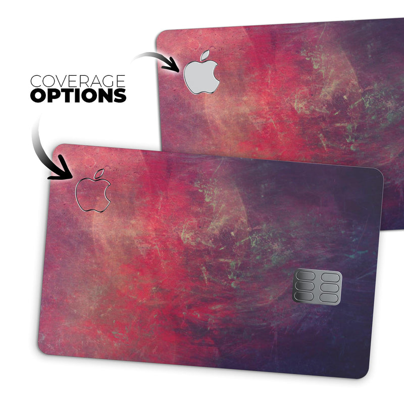 Abstract Fire & Ice V11 - Premium Protective Decal Skin-Kit for the Apple Credit Card