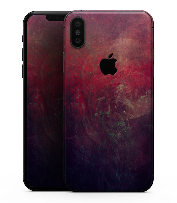 Abstract Fire & Ice V11 - iPhone XS MAX, XS/X, 8/8+, 7/7+, 5/5S/SE Skin-Kit (All iPhones Available)