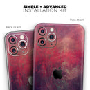Abstract Fire & Ice V11 - Skin-Kit compatible with the Apple iPhone 13, 13 Pro Max, 13 Mini, 13 Pro, iPhone 12, iPhone 11 (All iPhones Available)