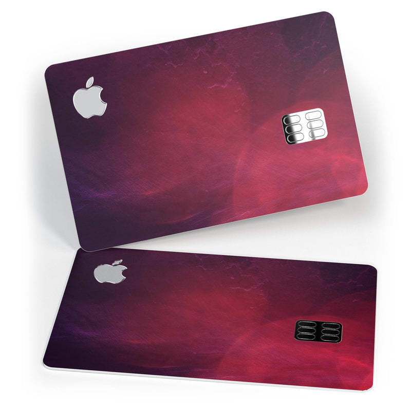 Abstract Fire & Ice V12 - Premium Protective Decal Skin-Kit for the Apple Credit Card