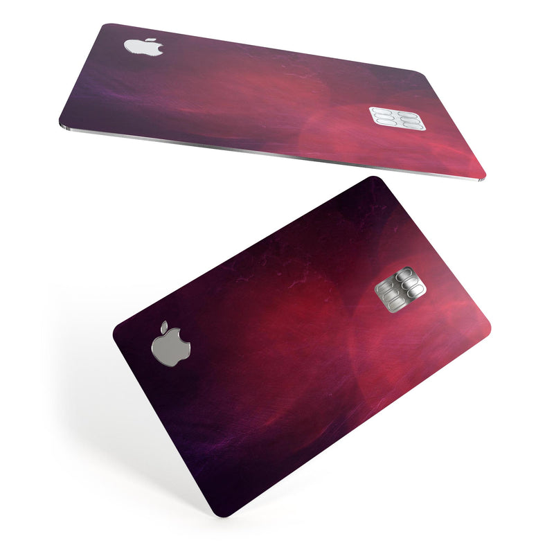 Abstract Fire & Ice V12 - Premium Protective Decal Skin-Kit for the Apple Credit Card