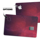 Abstract Fire & Ice V12 - Premium Protective Decal Skin-Kit for the Apple Credit Card
