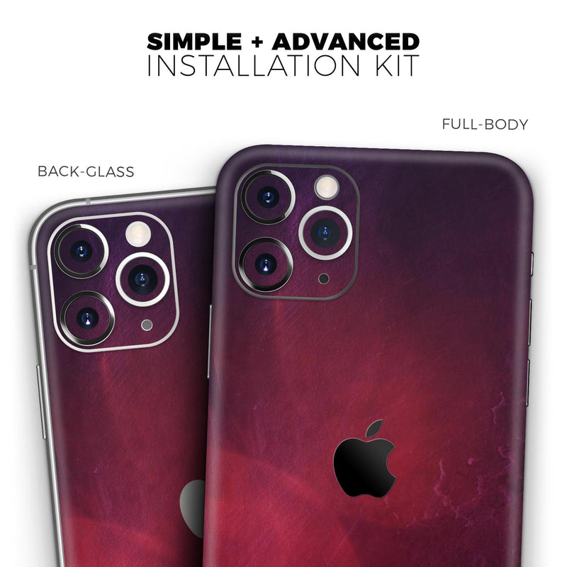 Abstract Fire & Ice V12 - Skin-Kit compatible with the Apple iPhone 13, 13 Pro Max, 13 Mini, 13 Pro, iPhone 12, iPhone 11 (All iPhones Available)