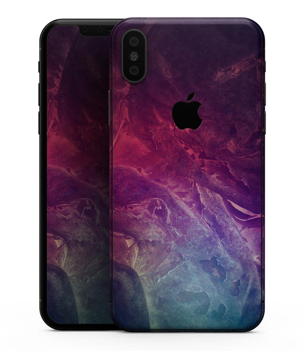 Abstract Fire & Ice V15 - iPhone XS MAX, XS/X, 8/8+, 7/7+, 5/5S/SE Skin-Kit (All iPhones Available)