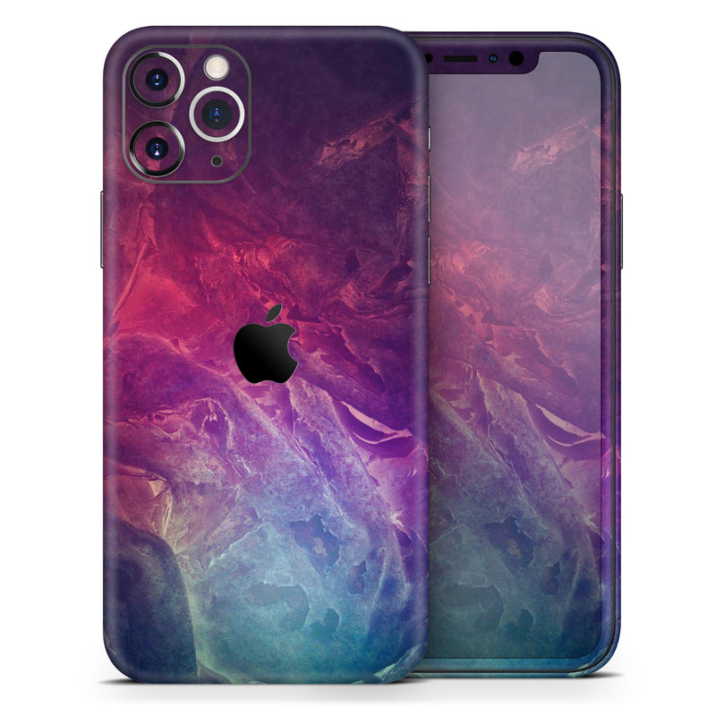 Abstract Fire & Ice V15 - Skin-Kit compatible with the Apple iPhone 13, 13 Pro Max, 13 Mini, 13 Pro, iPhone 12, iPhone 11 (All iPhones Available)