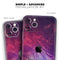 Abstract Fire & Ice V15 - Skin-Kit compatible with the Apple iPhone 13, 13 Pro Max, 13 Mini, 13 Pro, iPhone 12, iPhone 11 (All iPhones Available)