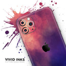 Abstract Fire & Ice V17 - Skin-Kit compatible with the Apple iPhone 13, 13 Pro Max, 13 Mini, 13 Pro, iPhone 12, iPhone 11 (All iPhones Available)