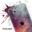 Abstract Fire & Ice V19  - Protective Skin Wrap & Decal – Compatible with iPhone SE to iPhone 17 Pro Max (All Models)