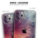 Abstract Fire & Ice V19  - Protective Skin Wrap & Decal – Compatible with iPhone SE to iPhone 17 Pro Max (All Models)