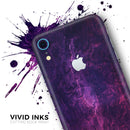 Abstract Fire & Ice V1 - Skin-Kit for the Apple iPhone XR, XS MAX, XS/X, 8/8+, 7/7+, 5/5S/SE (All iPhones Available)
