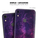 Abstract Fire & Ice V1 - Skin-Kit for the Apple iPhone XR, XS MAX, XS/X, 8/8+, 7/7+, 5/5S/SE (All iPhones Available)