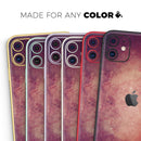 Abstract Fire & Ice V20  - Protective Skin Wrap & Decal – Compatible with iPhone SE to iPhone 17 Pro Max (All Models)