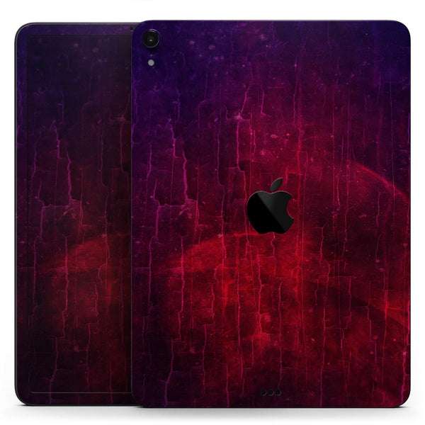 Abstract Fire & Ice V2 - Full Body Skin Decal for the Apple iPad Pro 12.9", 11", 10.5", 9.7", Air or Mini (All Models Available)
