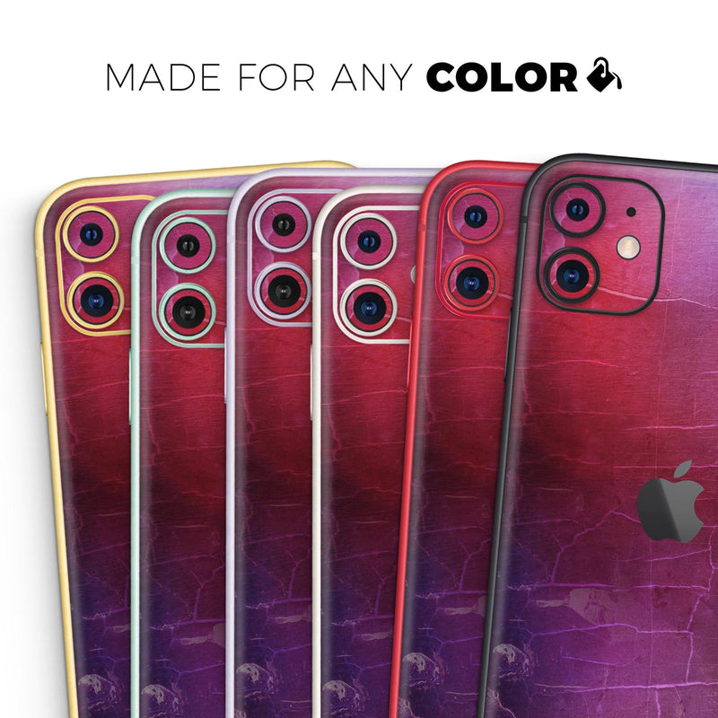 Abstract Fire & Ice V3 - Skin-Kit compatible with the Apple iPhone 13, 13 Pro Max, 13 Mini, 13 Pro, iPhone 12, iPhone 11 (All iPhones Available)