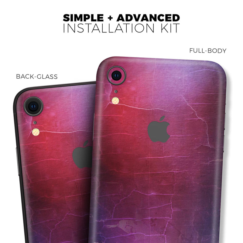 Abstract Fire & Ice V3 - Skin-Kit for the Apple iPhone XR, XS MAX, XS/X, 8/8+, 7/7+, 5/5S/SE (All iPhones Available)