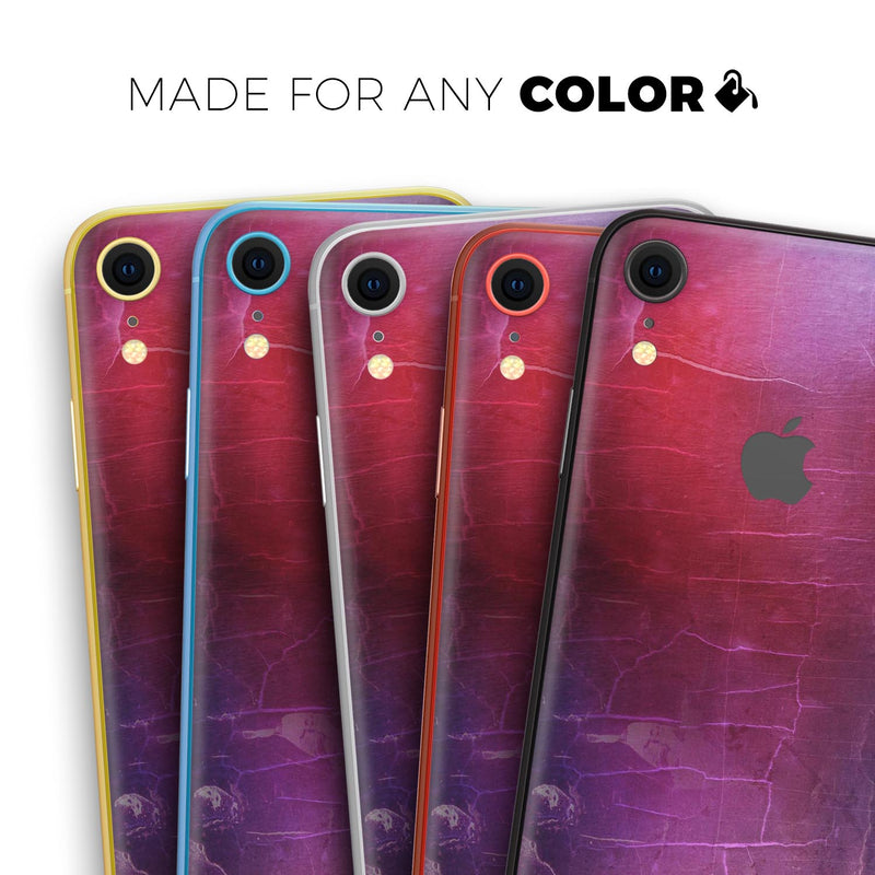 Abstract Fire & Ice V3 - Skin-Kit for the Apple iPhone XR, XS MAX, XS/X, 8/8+, 7/7+, 5/5S/SE (All iPhones Available)