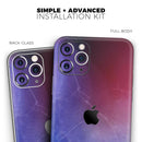 Abstract Fire & Ice V5 - Skin-Kit compatible with the Apple iPhone 13, 13 Pro Max, 13 Mini, 13 Pro, iPhone 12, iPhone 11 (All iPhones Available)
