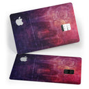 Abstract Fire & Ice V6 - Premium Protective Decal Skin-Kit for the Apple Credit Card