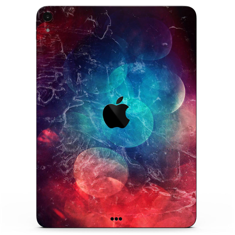 Abstract Fire & Ice V7 - Full Body Skin Decal for the Apple iPad Pro 12.9", 11", 10.5", 9.7", Air or Mini (All Models Available)